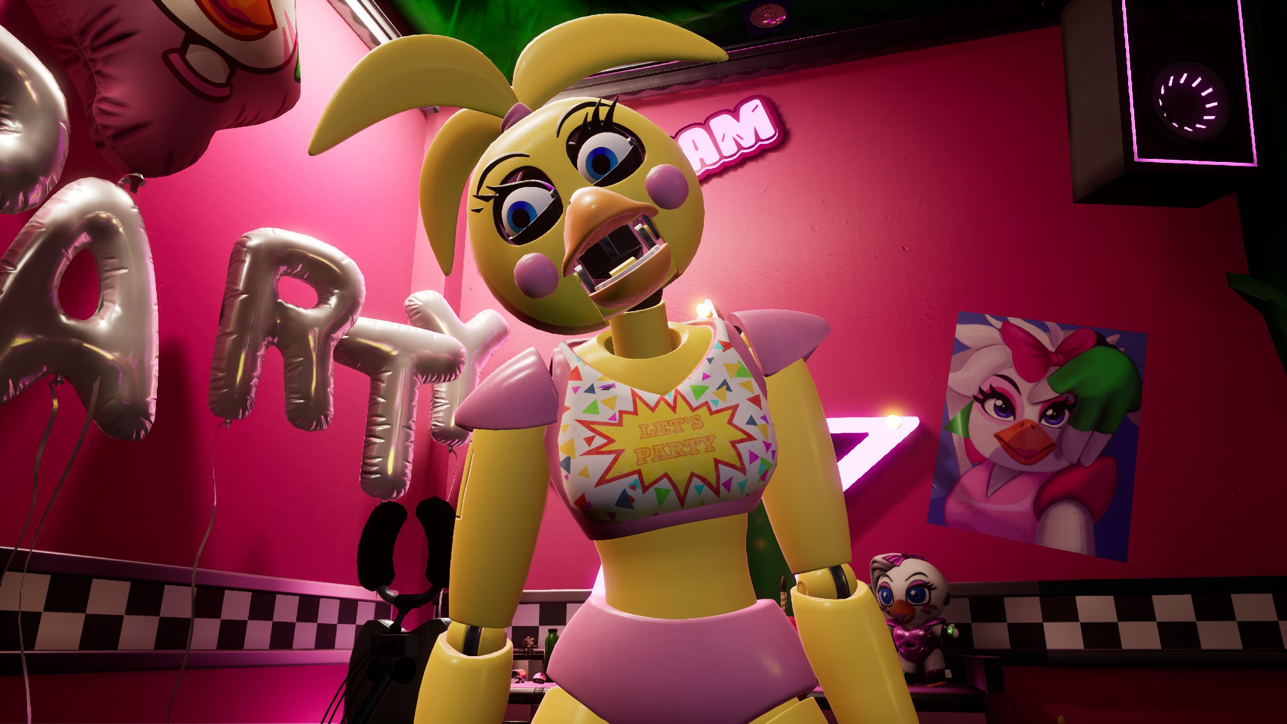 Withered Chica over Ruined Chica [Five Nights at Freddy's Security Breach]  [Mods]