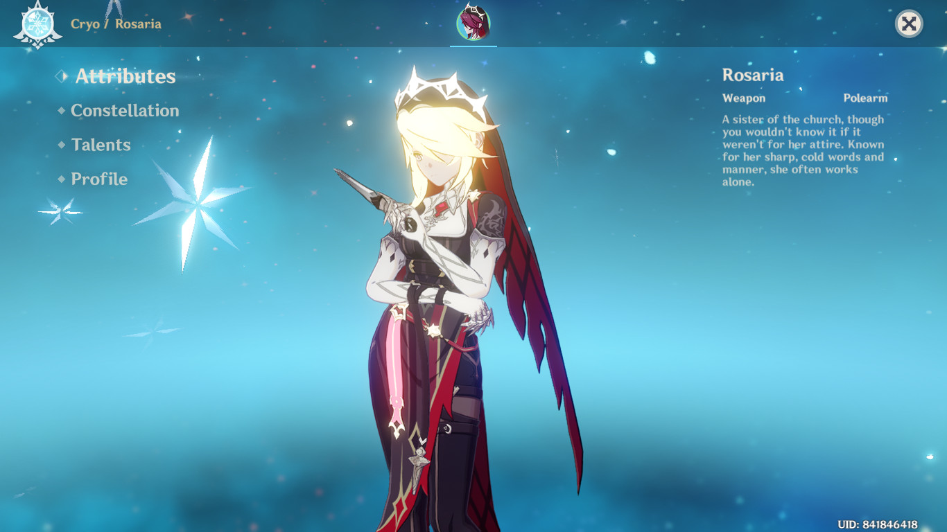 glowy blonde rosaria
