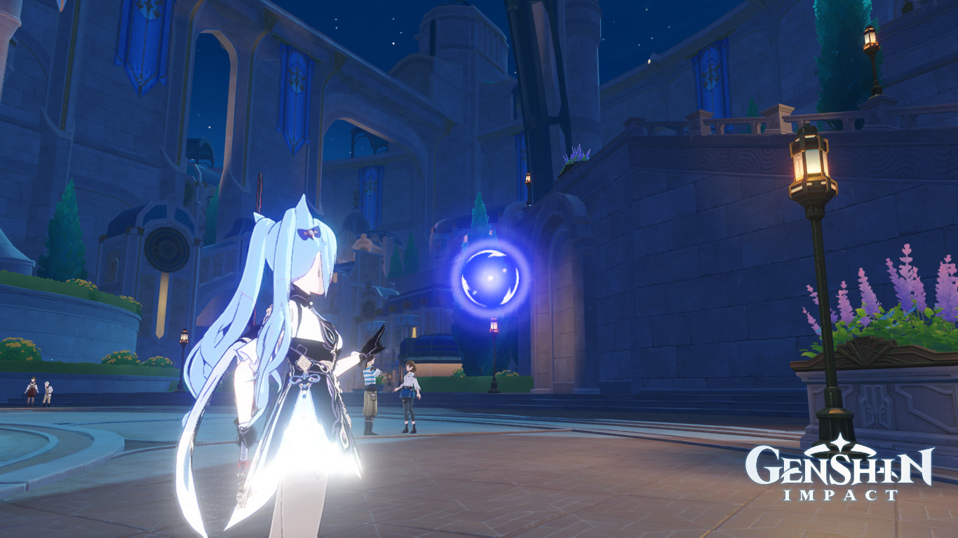 whitesh bluesh hair keqing v2