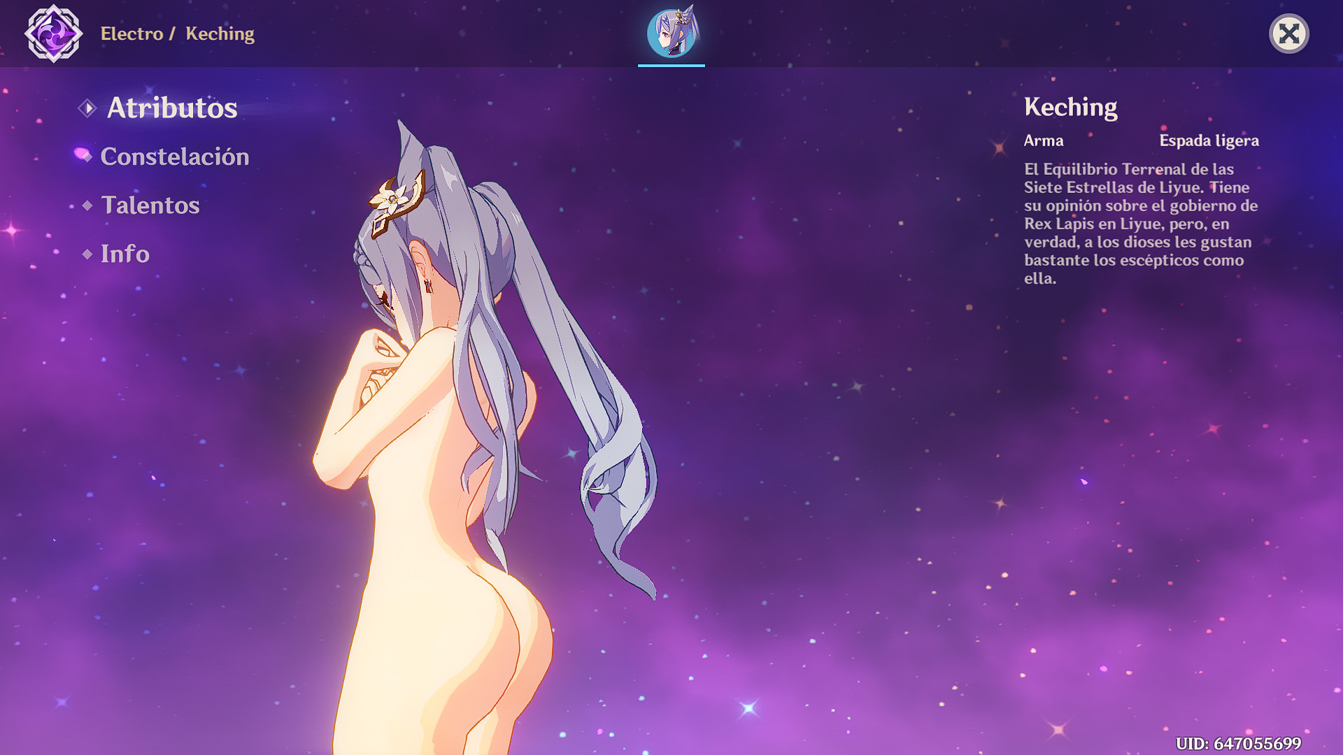 Keqing Mod Nude