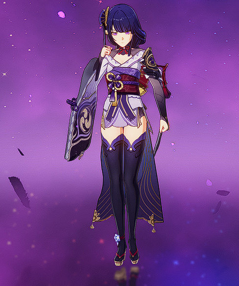 Raiden Shogun over Kujou Sara