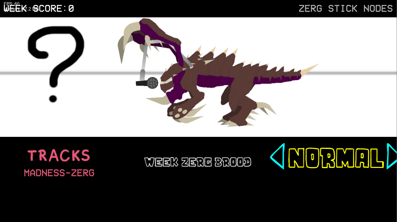 Zerg Night Funkin Vs Rapper Stick nodes (Demo)