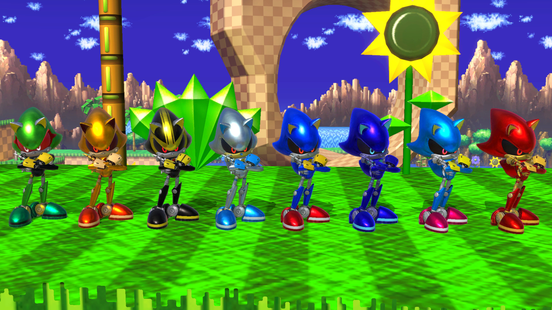 JoeTE's Game Mods, I've updated my Smash 4 Metal Sonic mod to