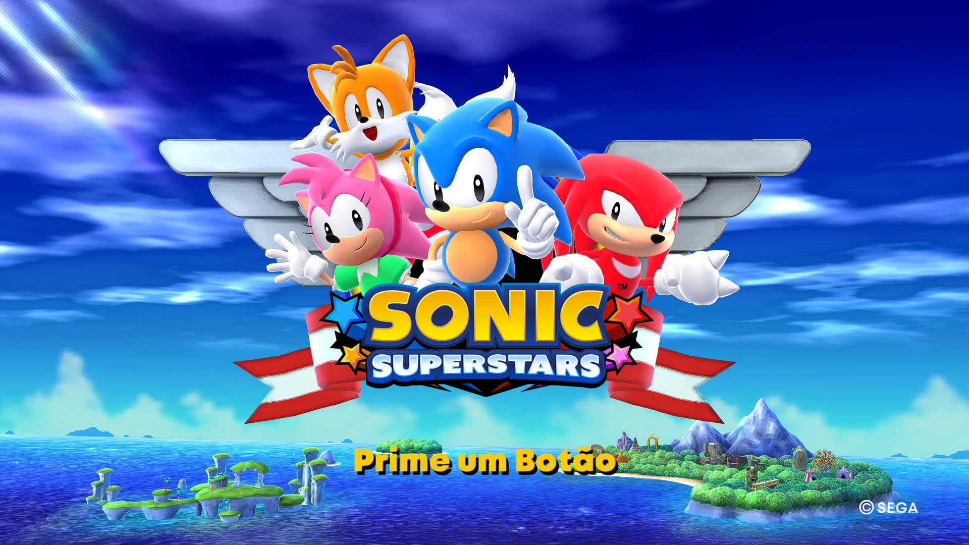 YUZU ANDROID - SONIC SUPERSTARS TESTANDO O GAME 