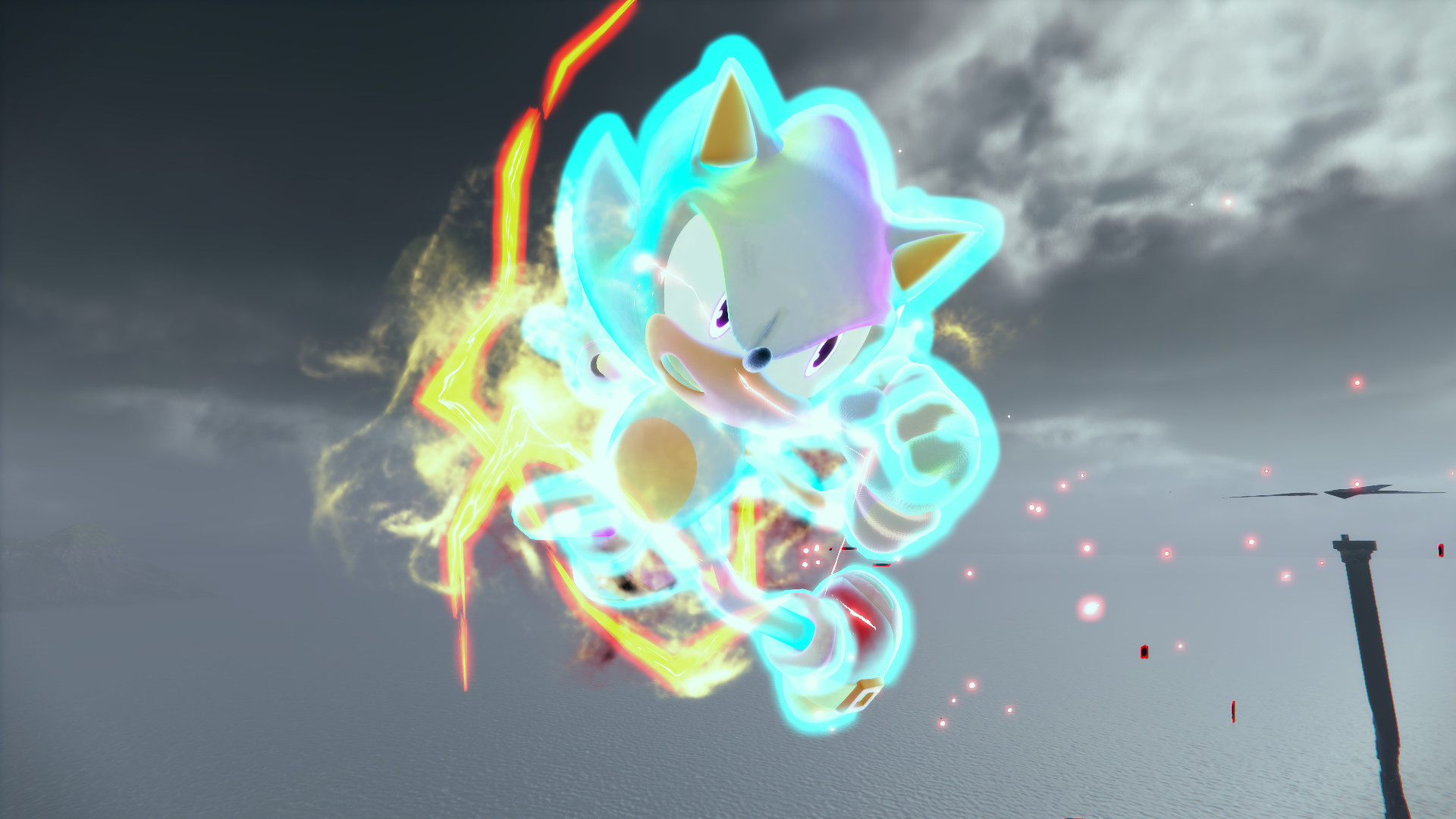 Rainbow Aura Hyper Sonic [Sonic Frontiers] [Requests]