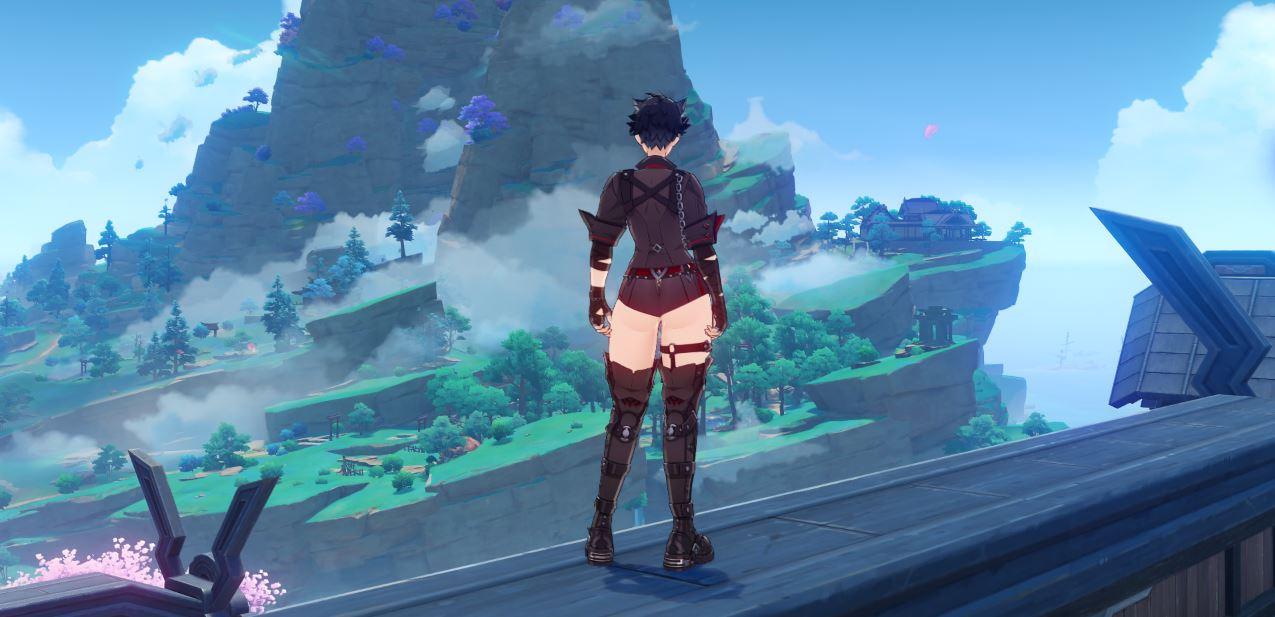Genderbent Wriothesley with no coat