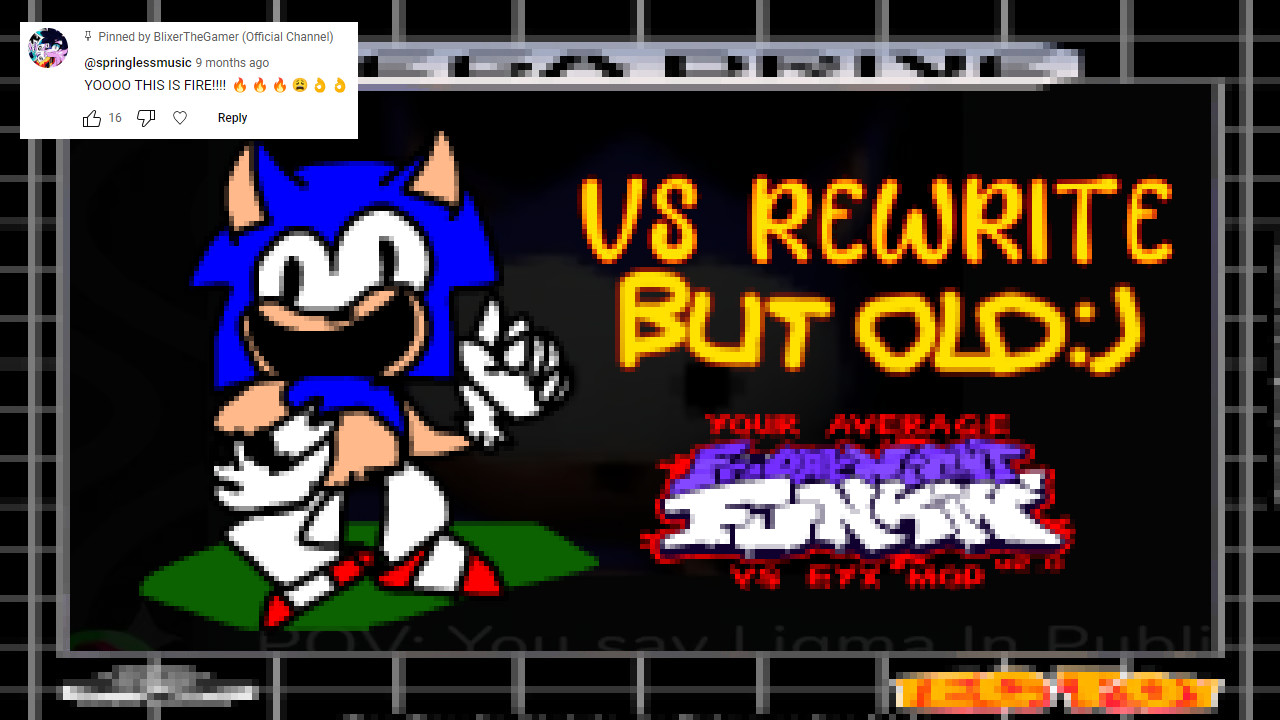 Vs Rewrite (Sonic.exe) [Friday Night Funkin'] [Mods]