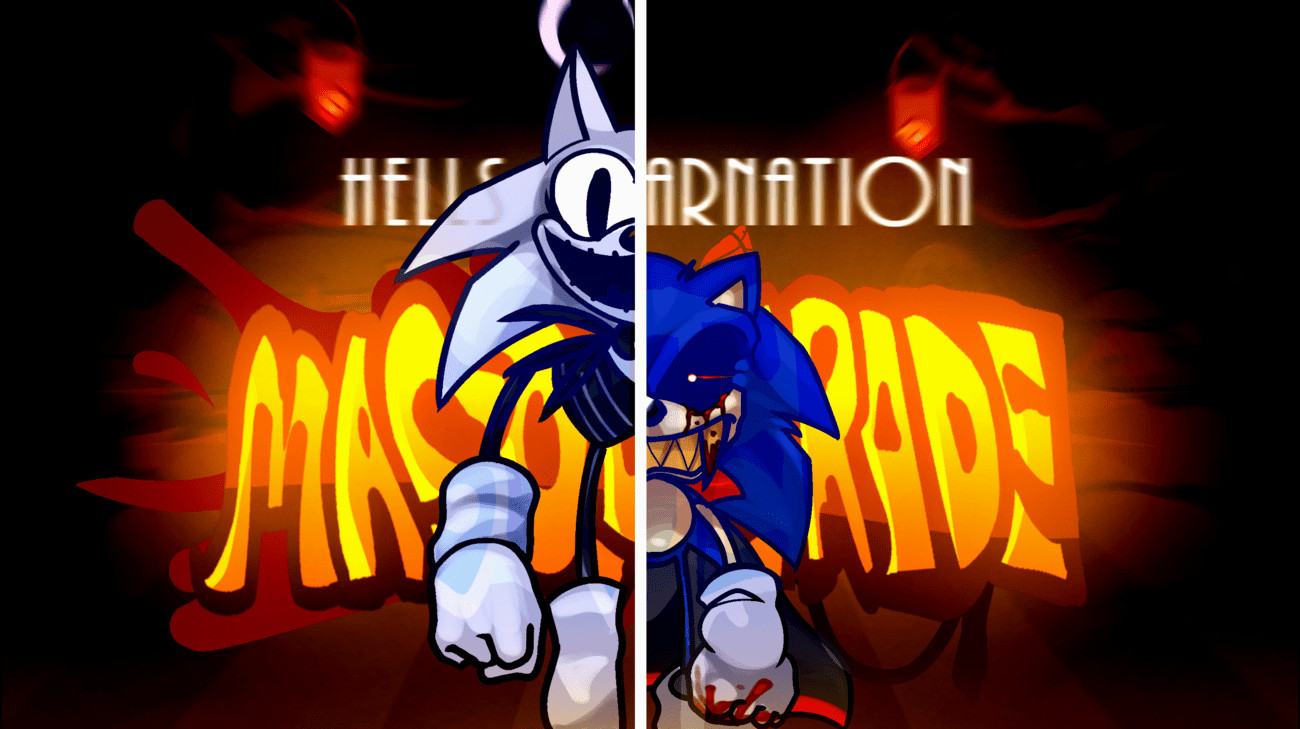 FNF: Hell's incarnation vs Sonic.EXE FNF mod jogo online, pc baixar