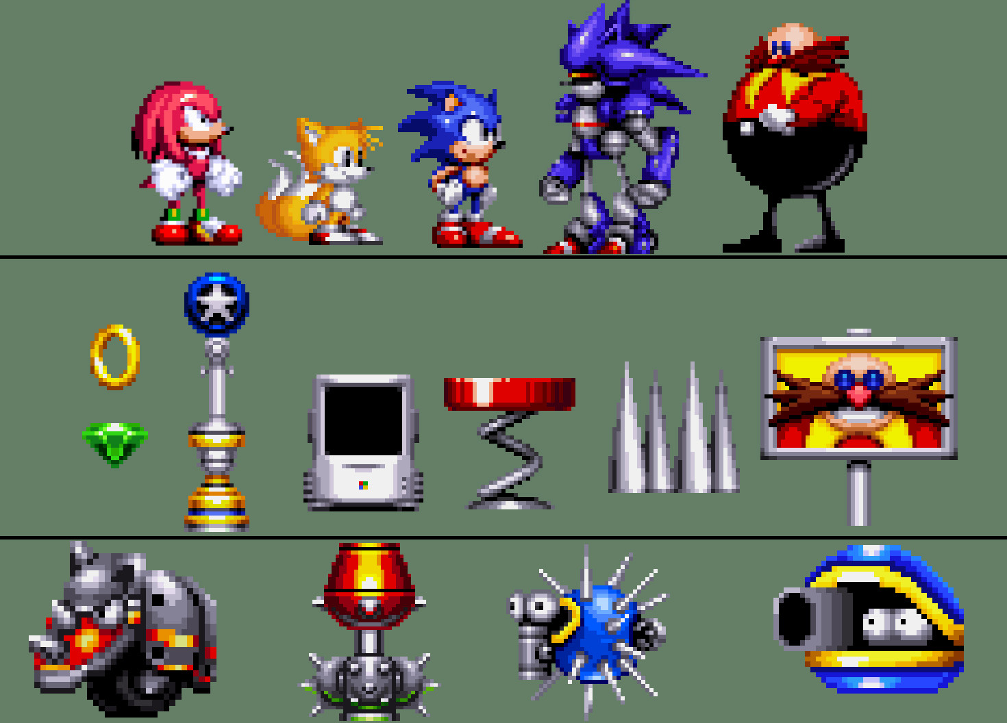 Sonic Mania Classic Heroes In sonic 3 air 