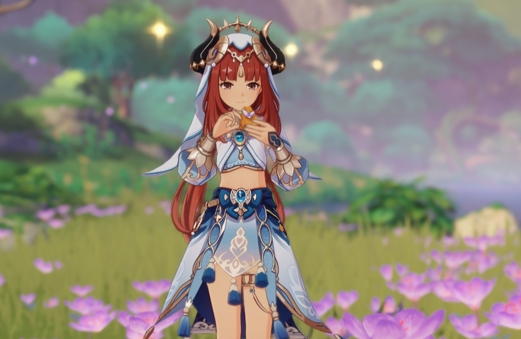 Nilou with Darker Skin and Brown Eyes
