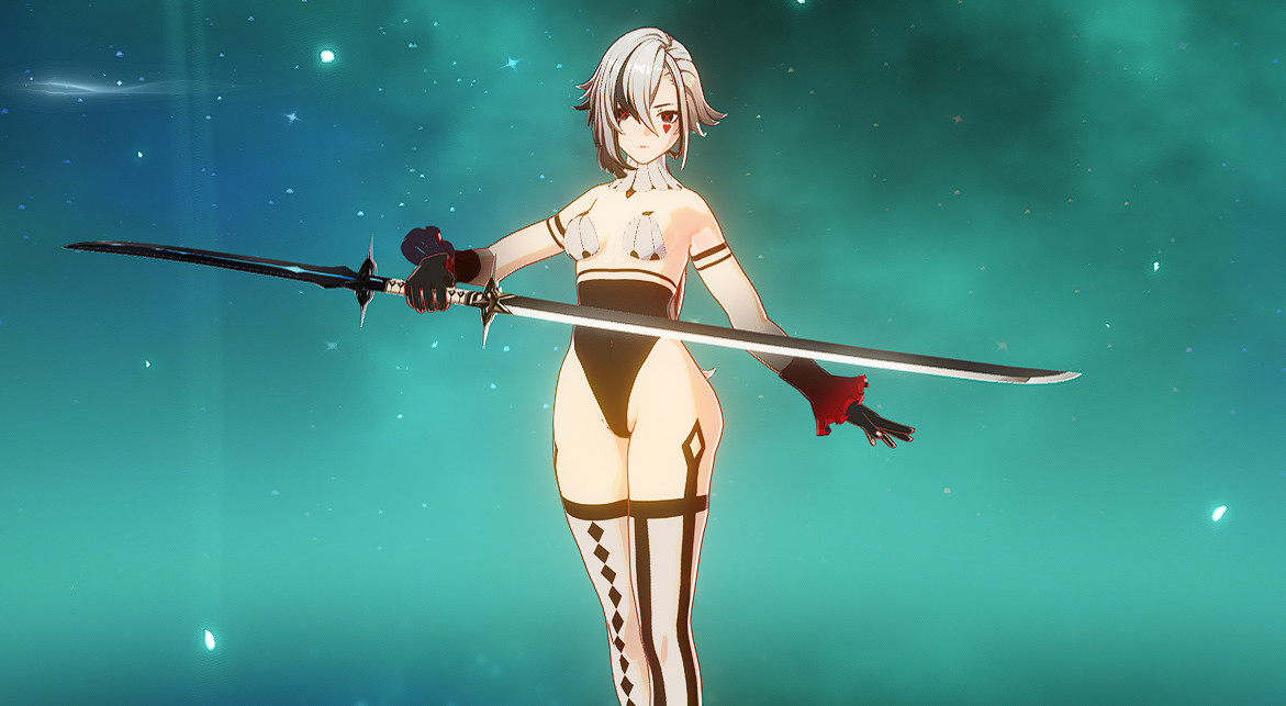 Twin Sharp Blades over The Flute