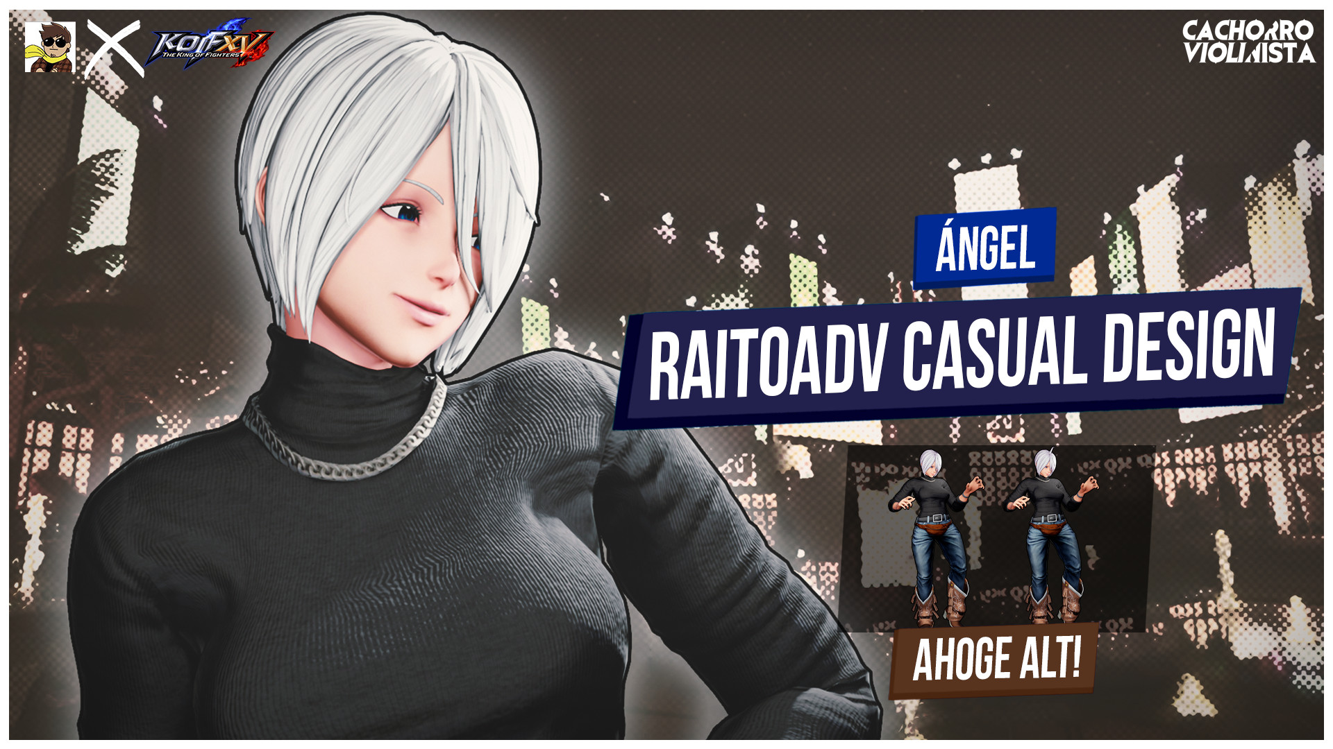 RaitoADV Casual Ángel Mod for The King of Fighters XV | KoFXV Mods