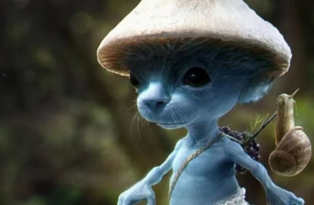 Escape the Smurf Cat :))