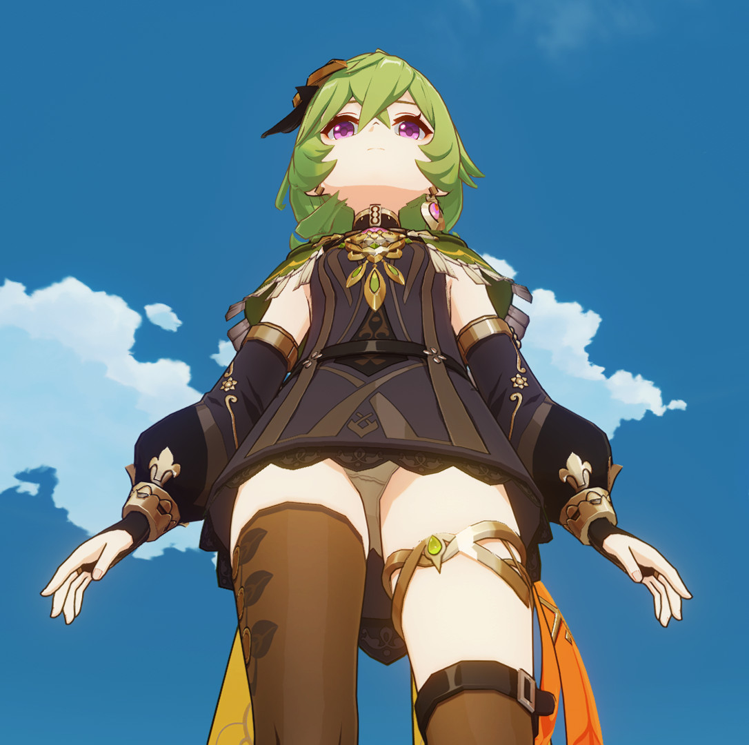 Collei Pantsu + toggle skirt/bra/shawl