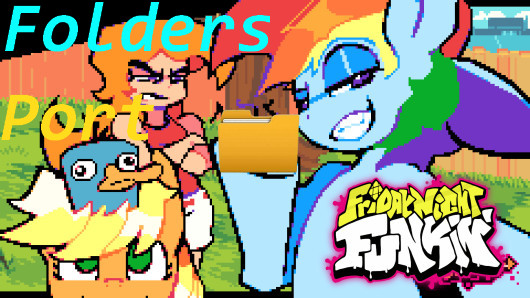 Rainbow Weed [Pixel Mod] Folders Port