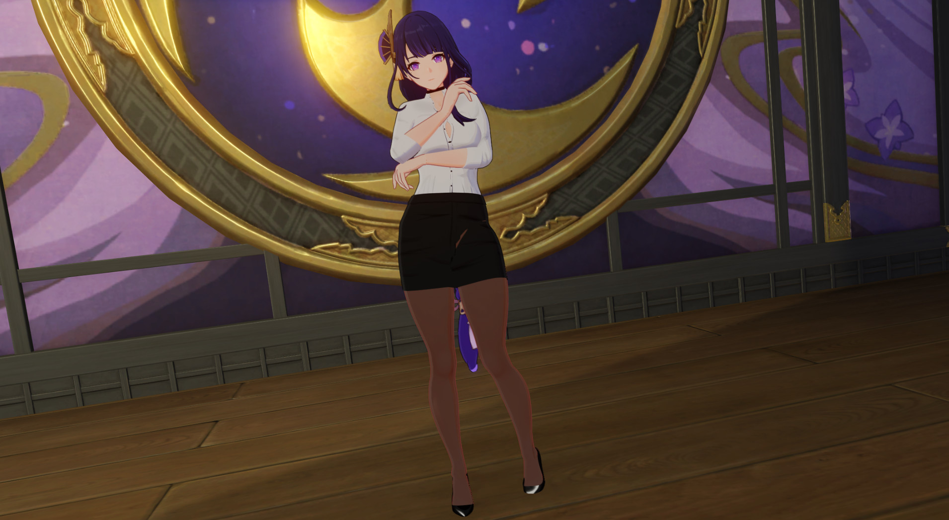 Office Lady Raiden Shogun! Mod for Genshin Impact | GI Mods
