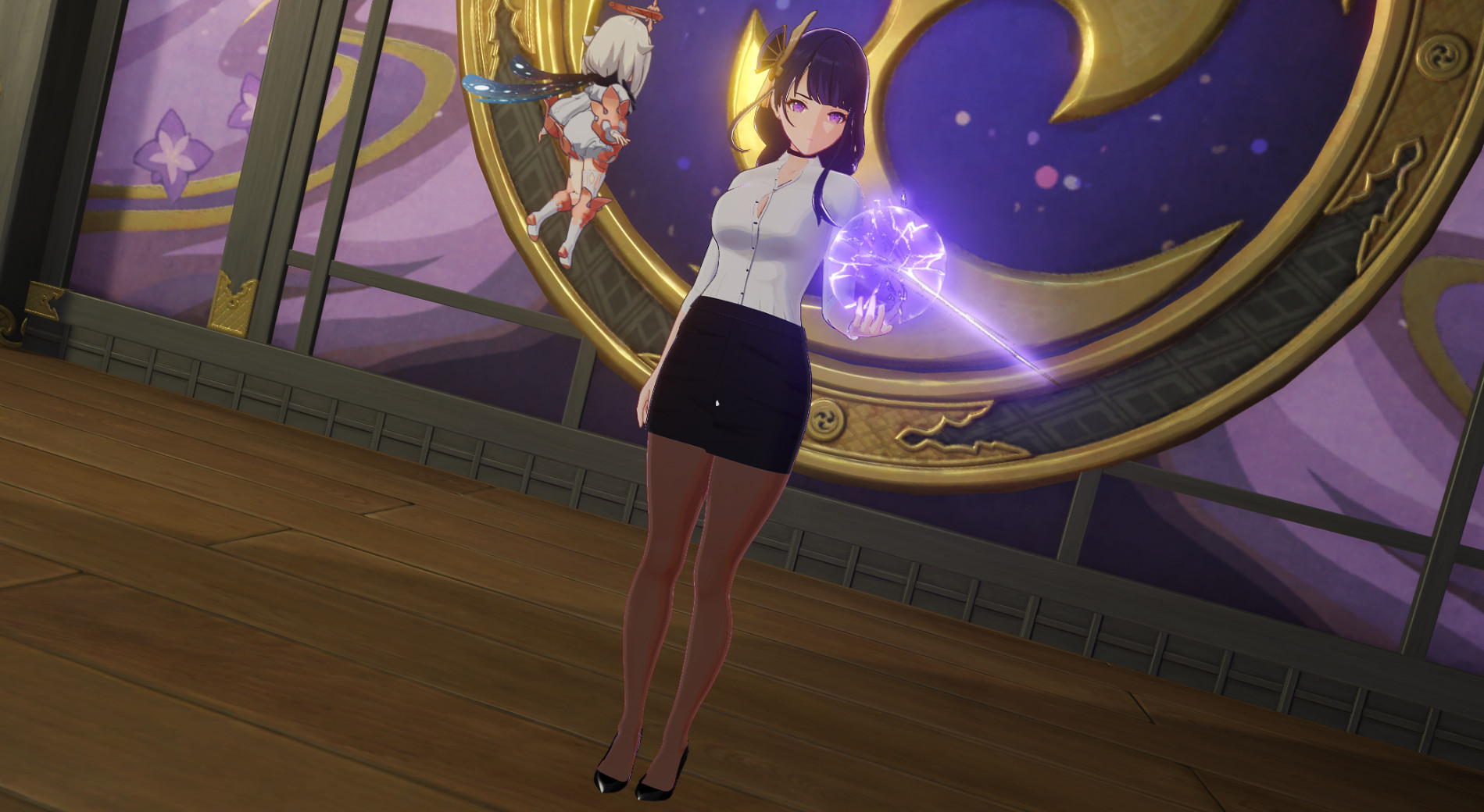 Office Lady Raiden Shogun! Mod for Genshin Impact | GI Mods