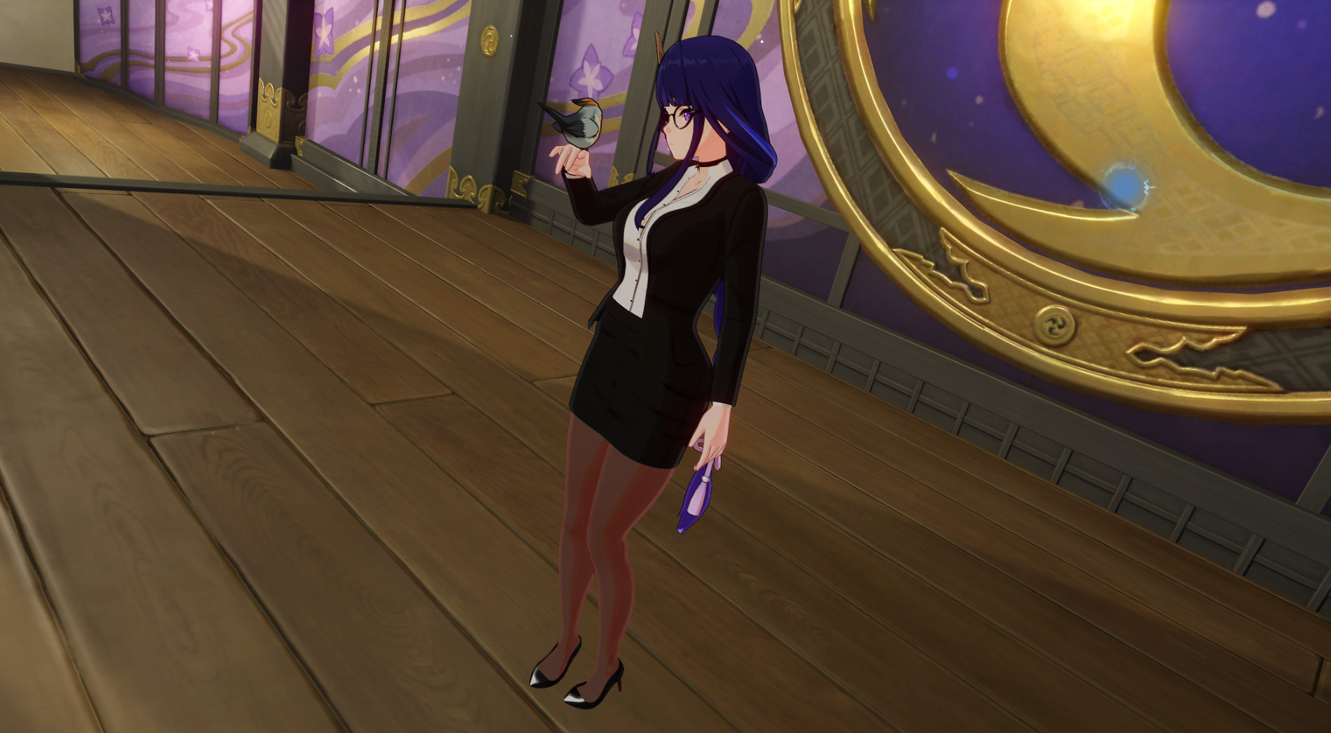 Office Lady Raiden Shogun! Mod for Genshin Impact | GI Mods