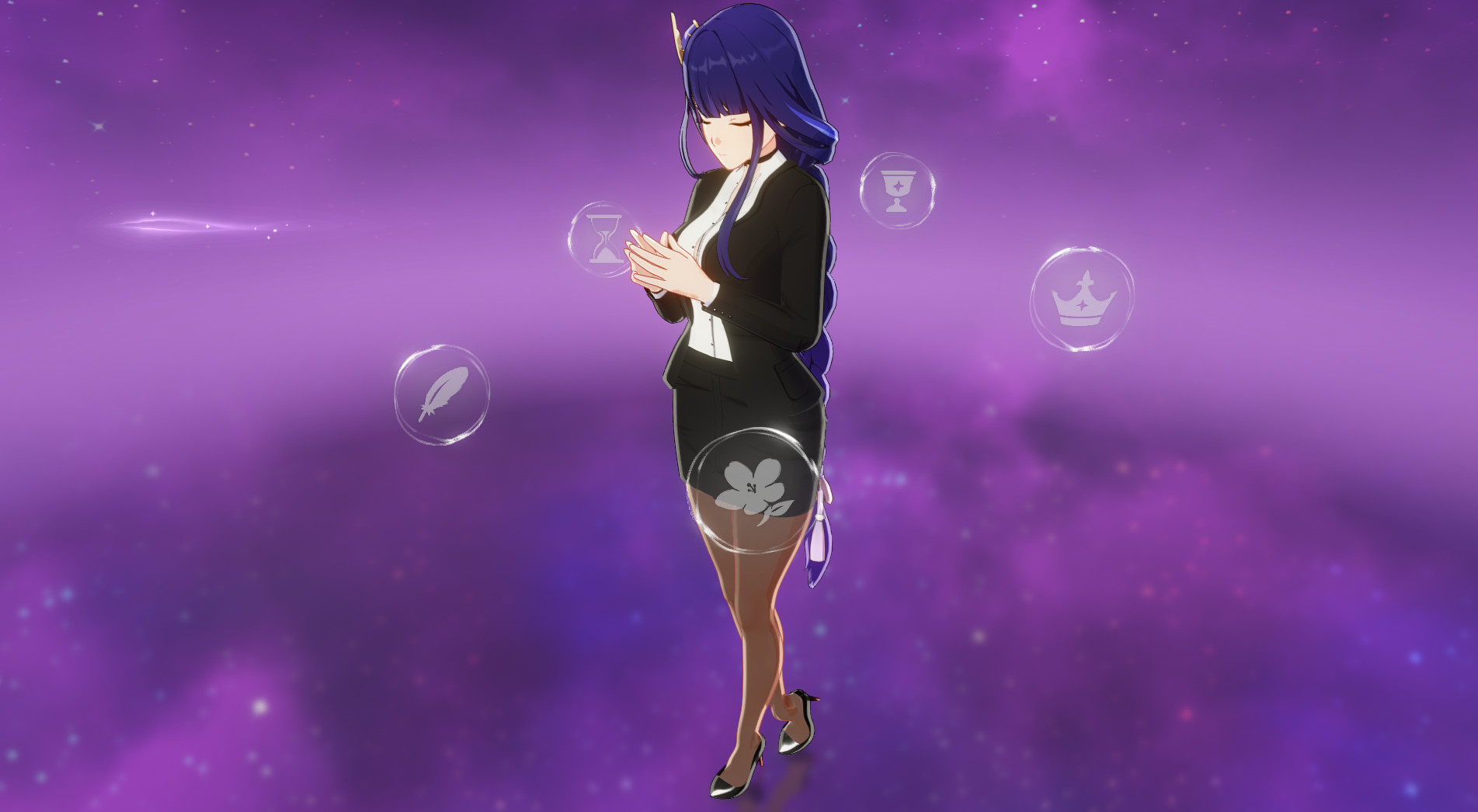 Office Lady Raiden Shogun! Mod for Genshin Impact | GI Mods