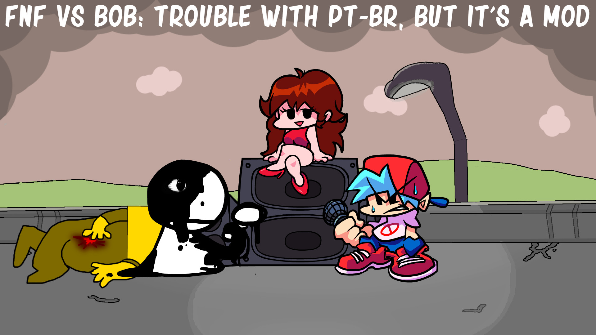 FNF VS Bob: Trouble With PT-BR, But It's A Mod