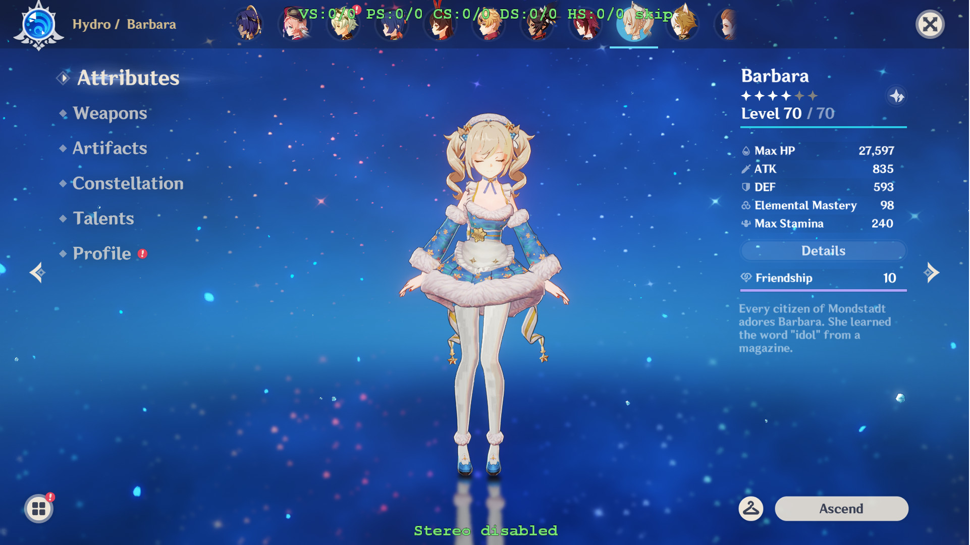 Christmas Barbara recolor