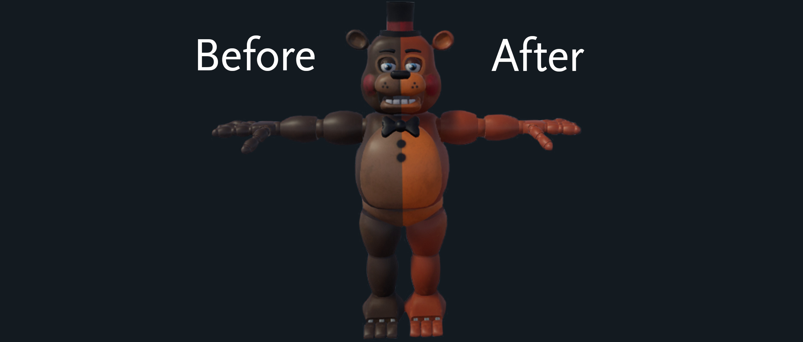 FNaF: Withered Chica model Fix 