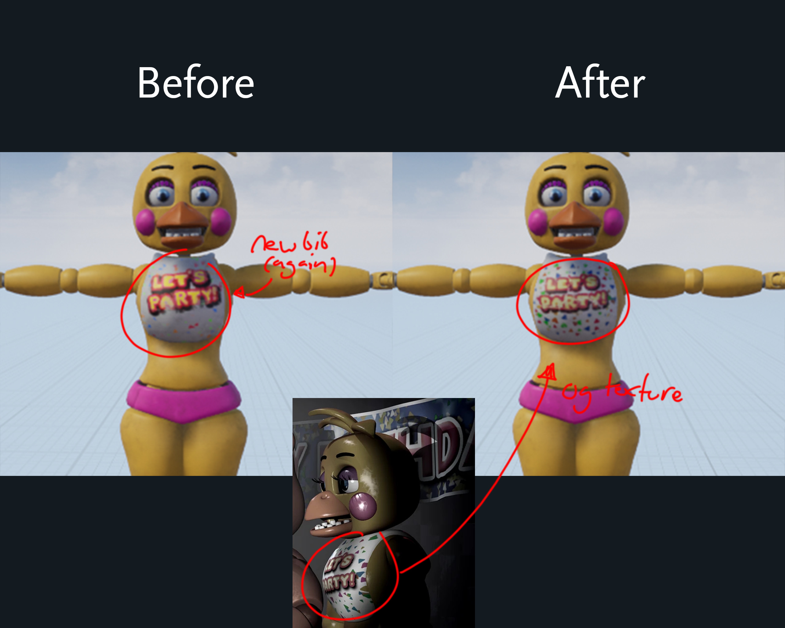 Steam Workshop::FNAF 4 Nightmare Fredbear eye fix