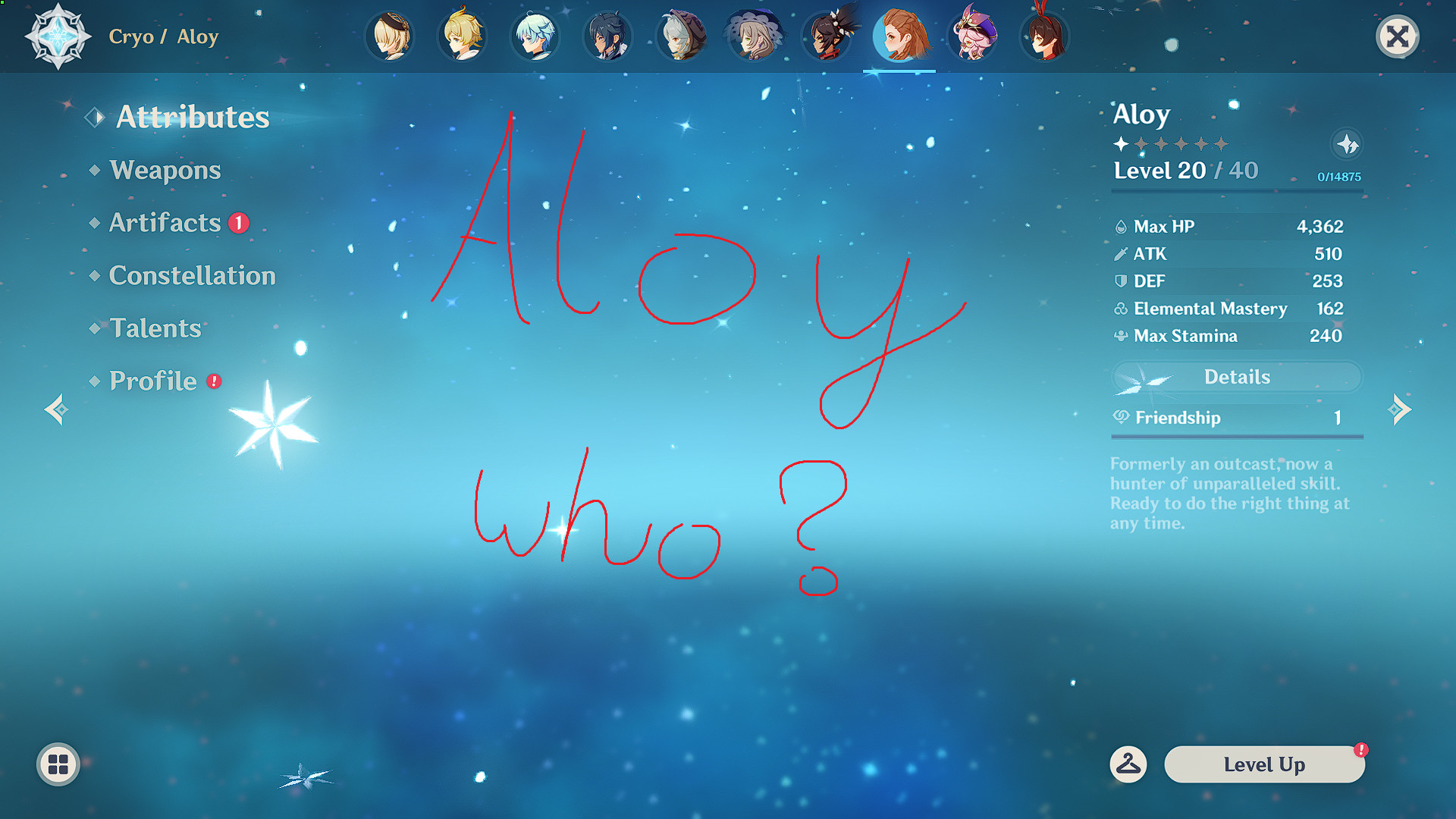 Delete Aloy