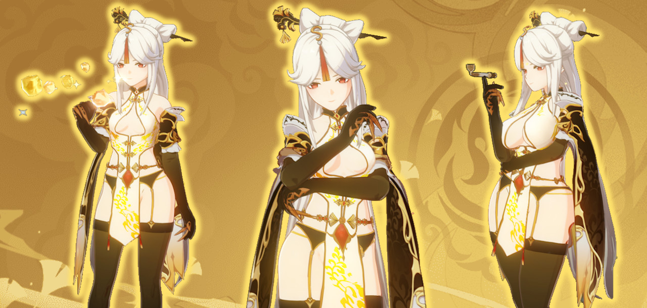 Ningguang Dress Thicc & Lore Lore Friendly