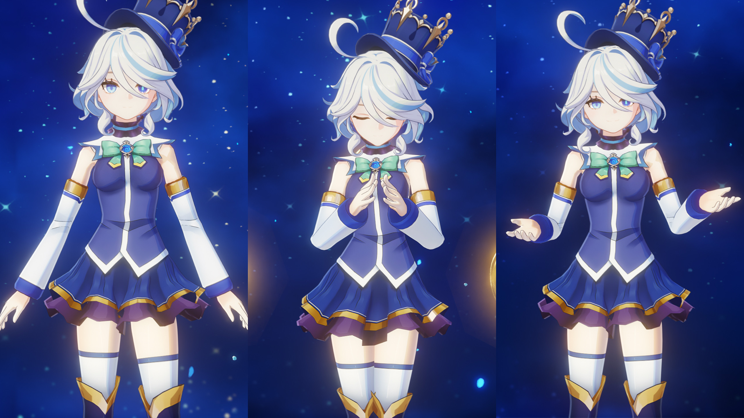Furina as Aqua (Konosuba)