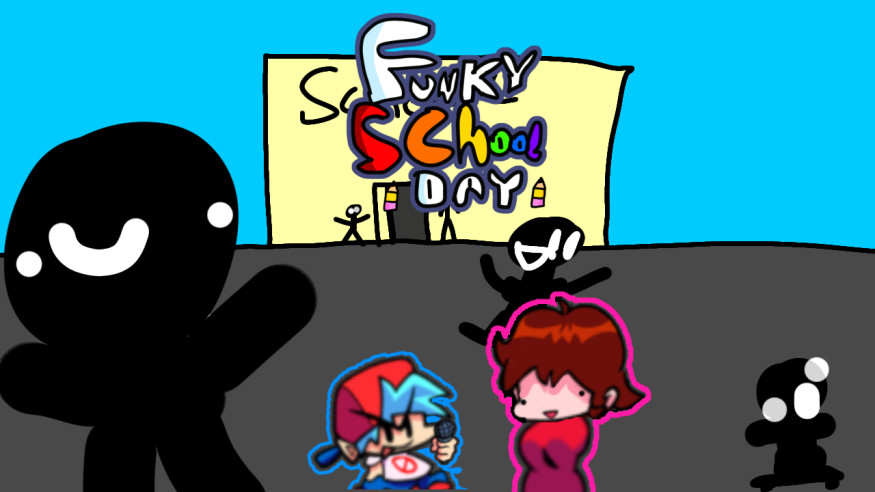 FNF Funky School Day V2(CANNED BUILD)