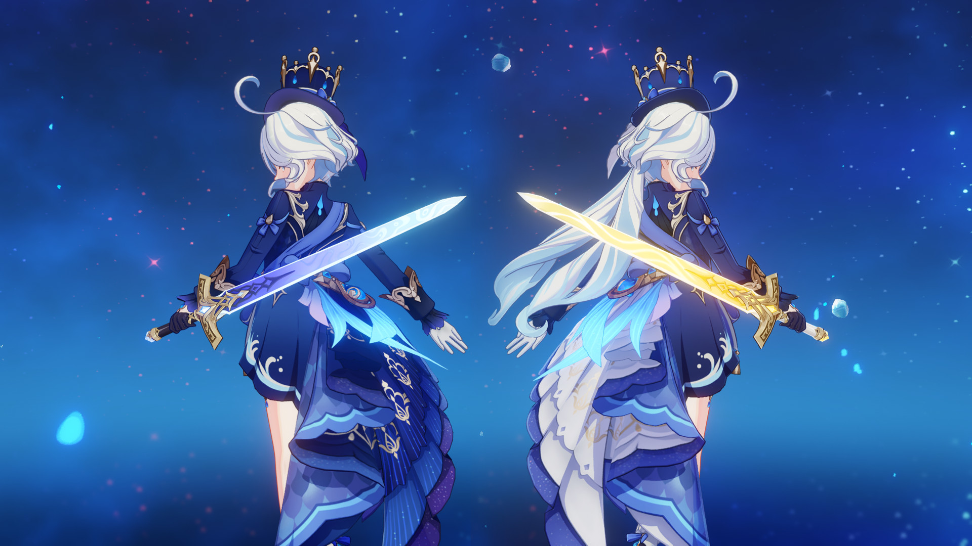 Sword of Narzissenkreuz for Furina [Auto switch]