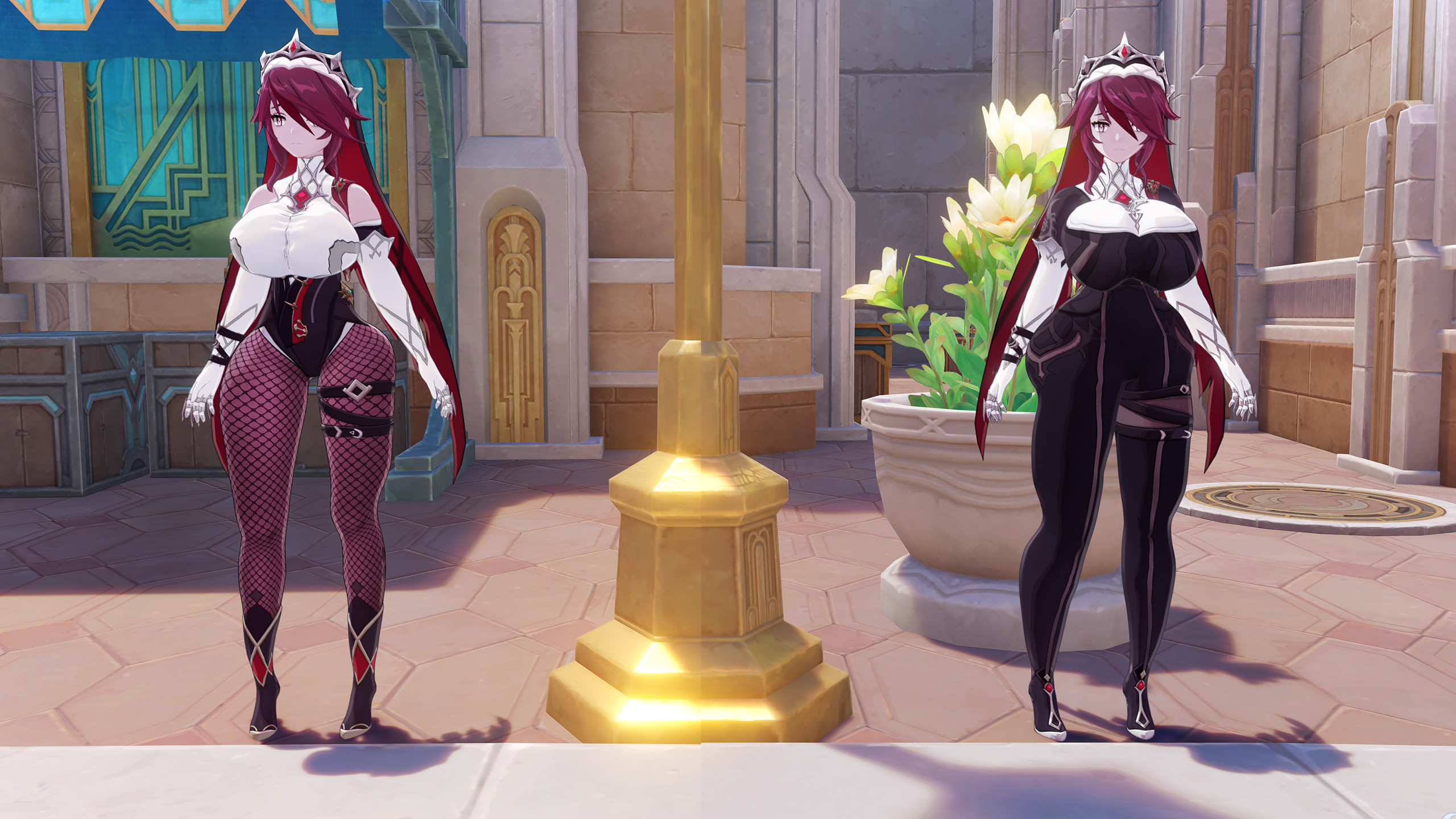 Busty Thicc Rosaria No Dress EN/CN