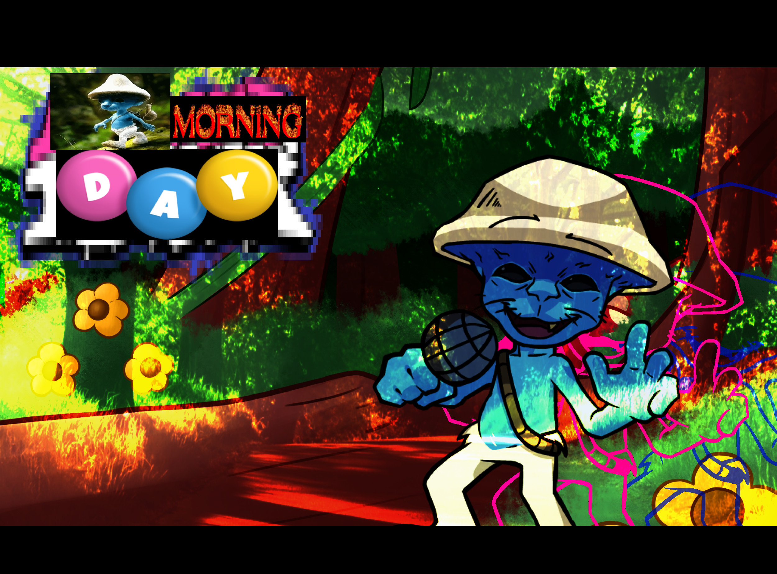 Smurfing Morning' Day