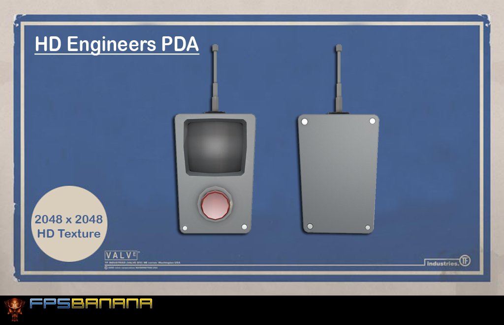 HD Engineers PDA [Team Fortress 2] [Mods]
