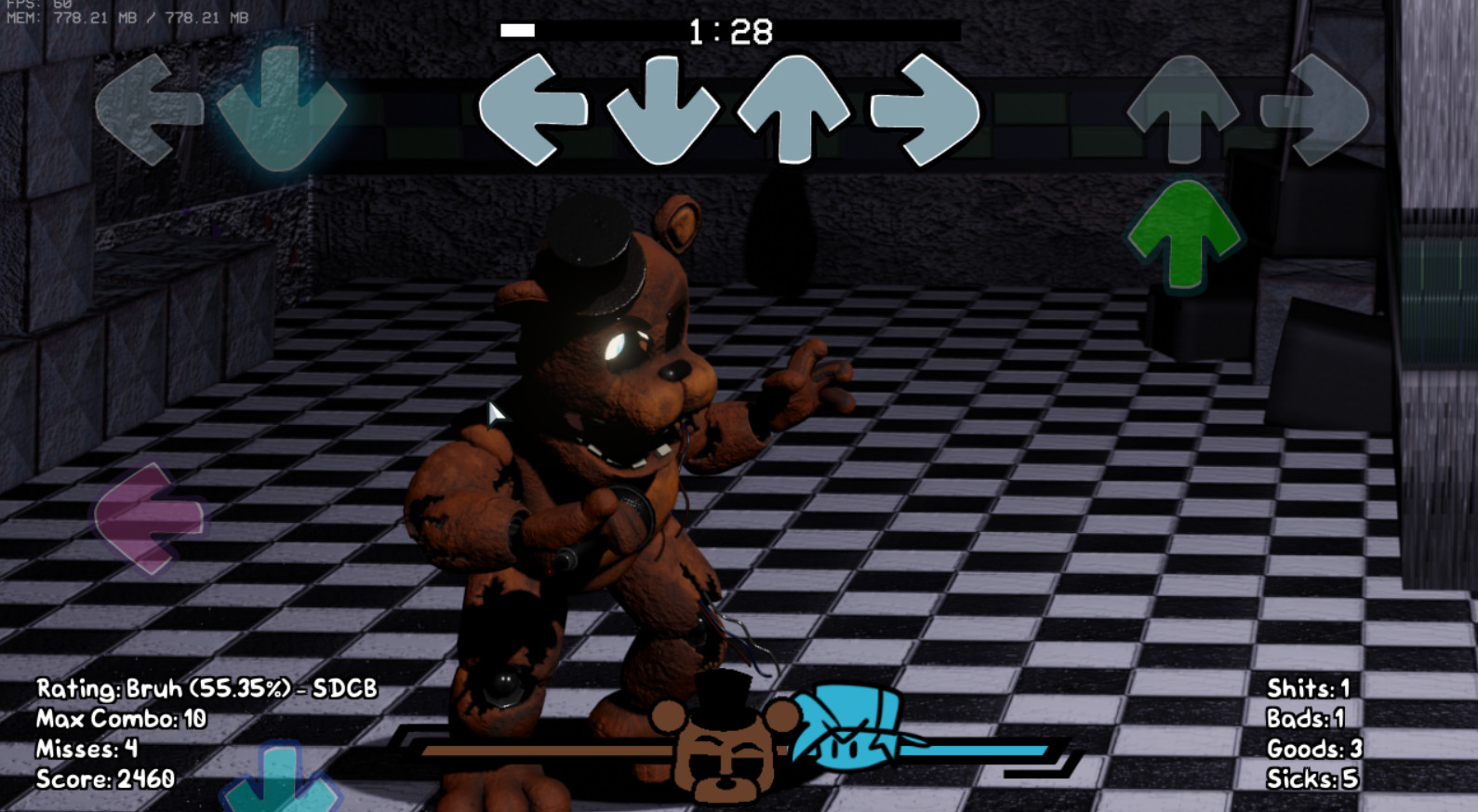 Friday Night Funkin' Vs The Withered Animatronics