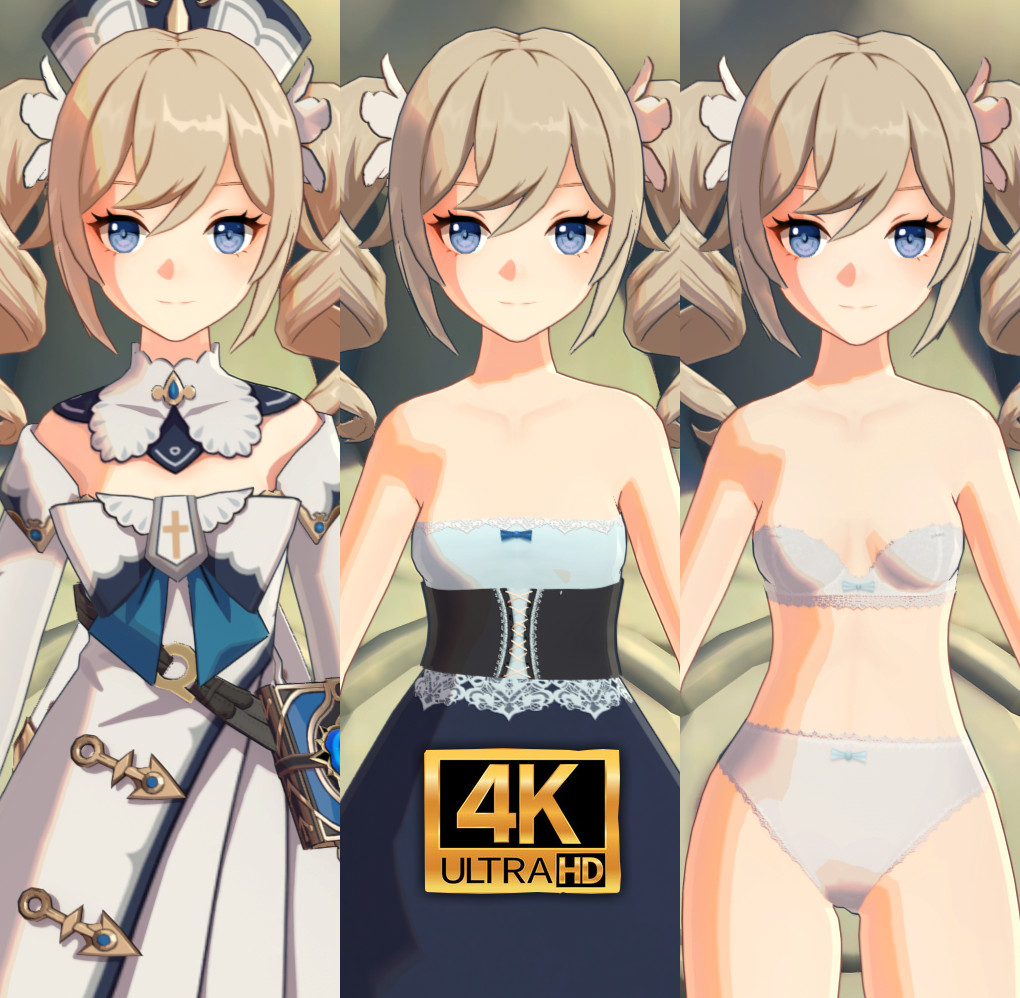 Dressable Barbara with Underlayer and Underwear!