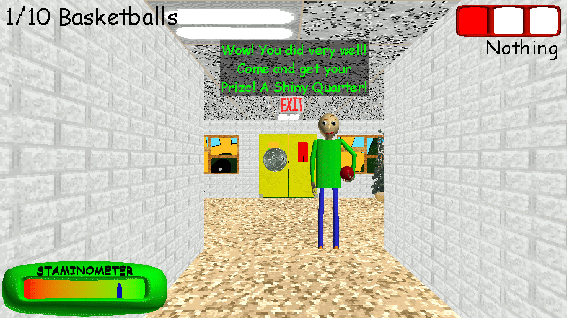 Minecraft BALDI'S BASICS IN EDUCATION MOD, BALDI, 1ST PRIZE, PRINCIPAL!