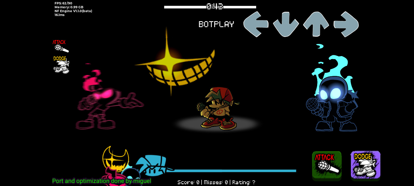 Crossed out + optimized [Friday Night Funkin'] [Mods]