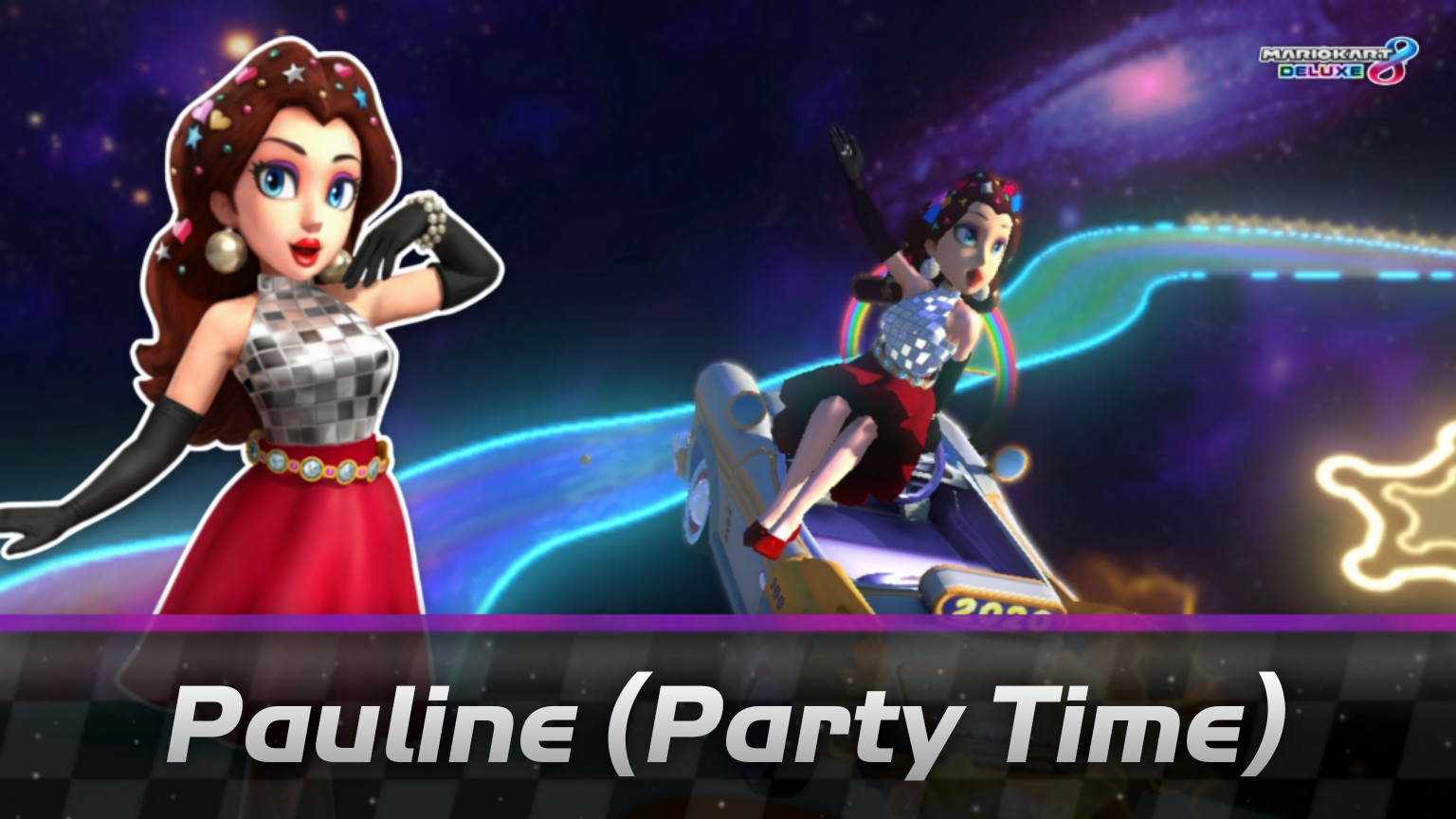 Pauline (Party Time) [w/Tour animations] Mod for Mario Kart 8 Deluxe | MK8D  Mods, image size:1536x864