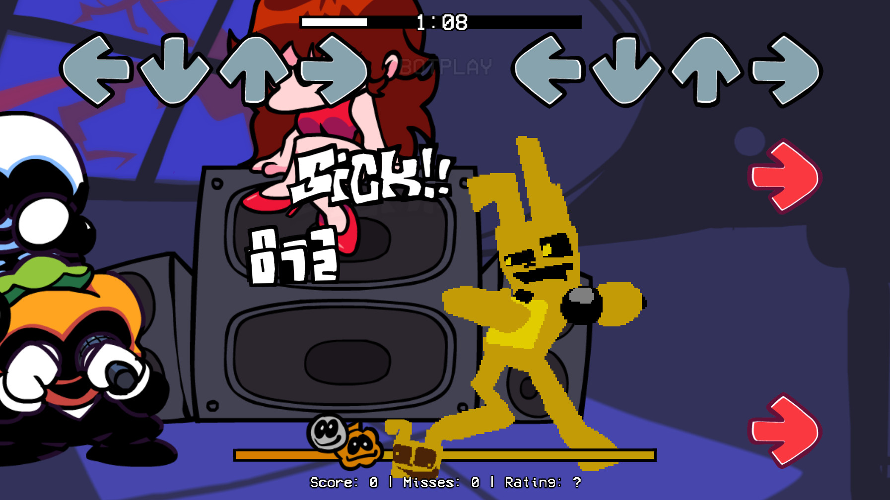 Playable Spring Bonnie Mod for Friday Night Funkin' | FNF Mods