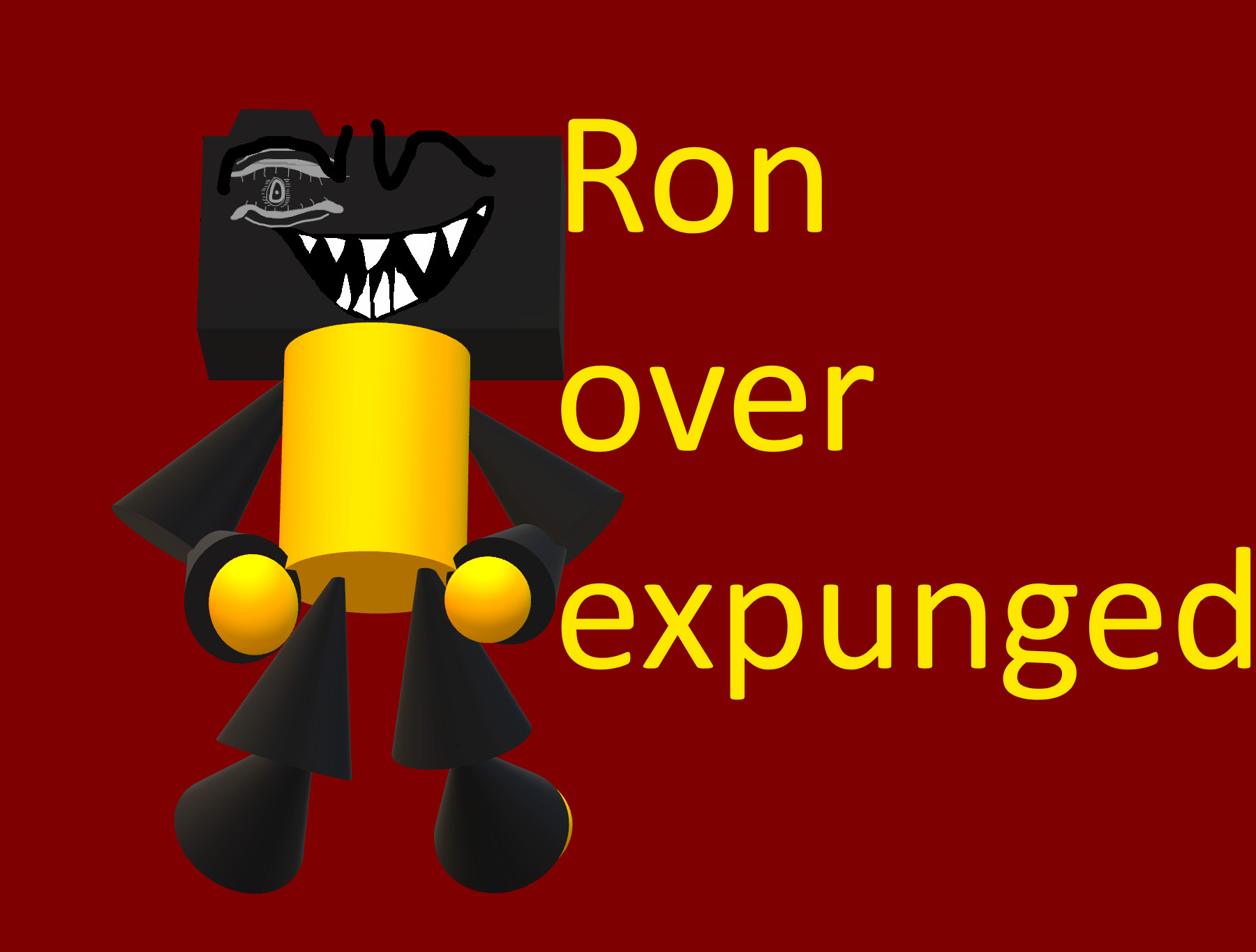 3D expunged ron over this normal guy