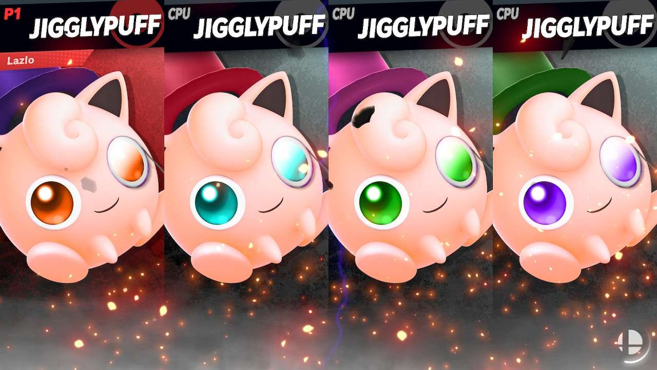 Jigglypuff Monocle Recolor Pack Mod for Super Smash Bros. Ultimate ...