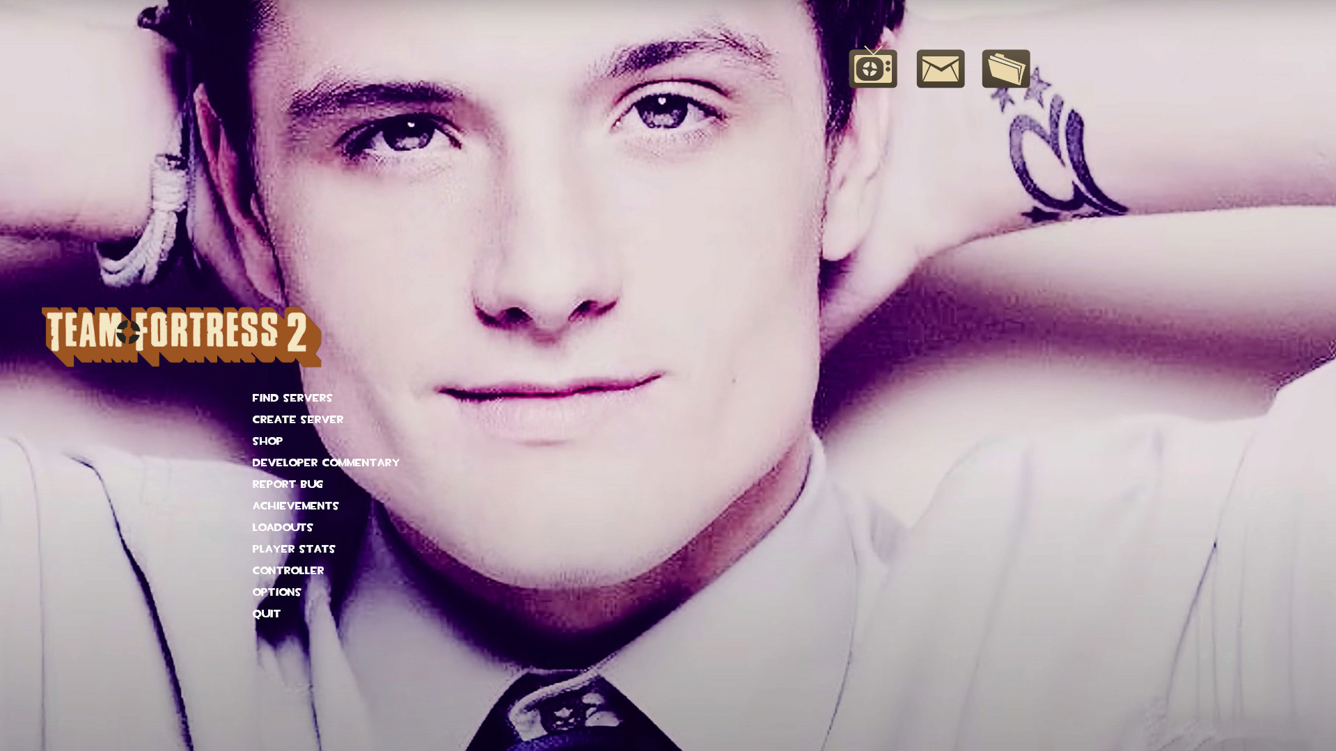 Josh Hutcherson Menu Background (With Music)