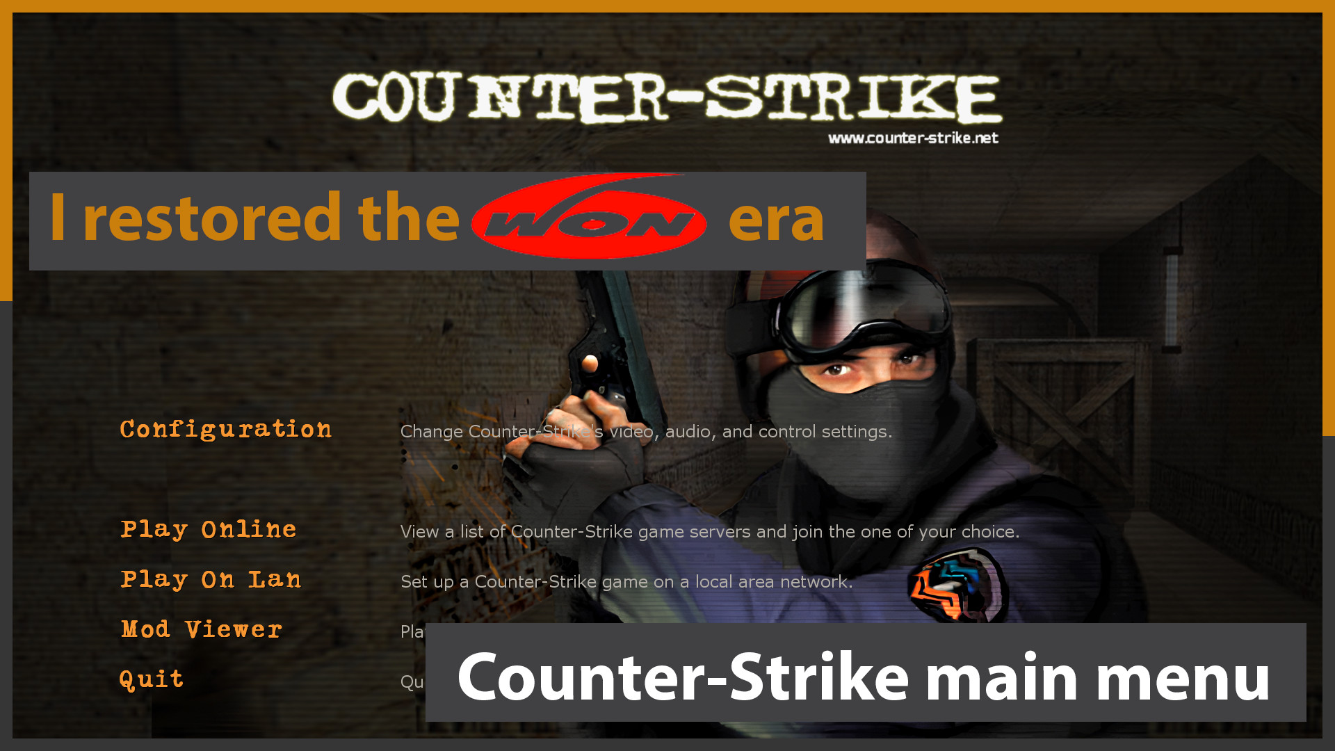 25th Anniversary Update Main Menu [Counter-Strike 1.6] [Mods]