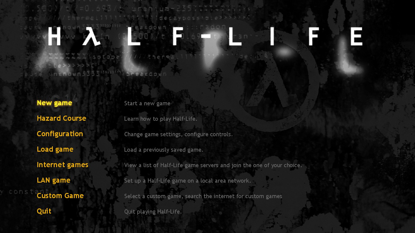 More Accurate WON Menu [Half-Life] [Mods]