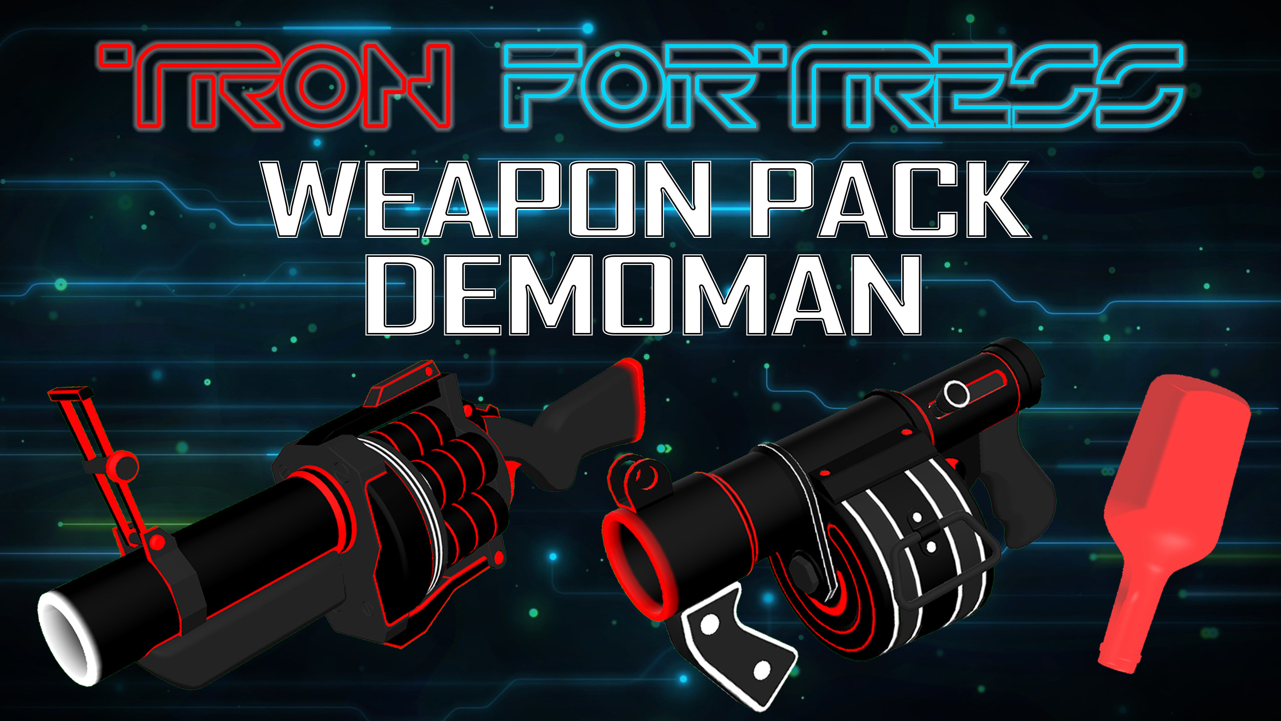 Tron Fortress Weapon Pack - Demoman (Casual)