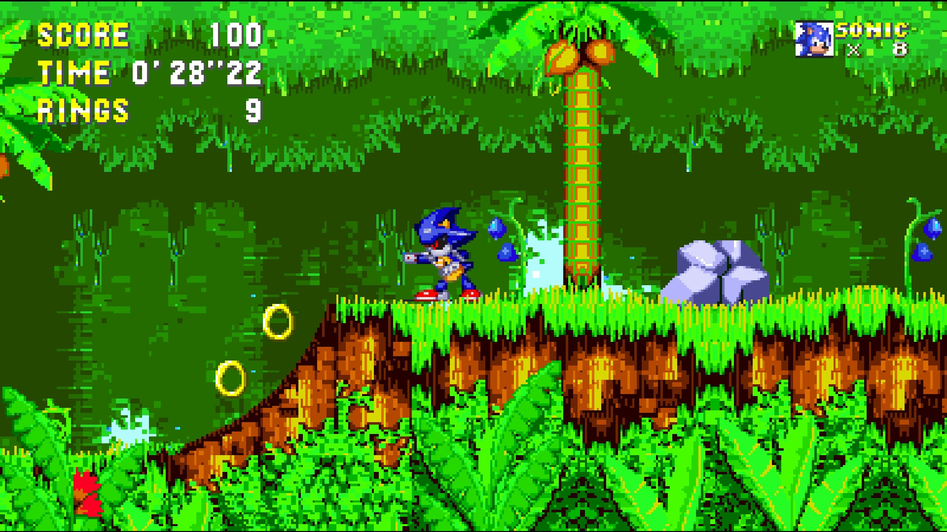 Modgen metal sonic in sonic 3 air [Sonic 3 A.I.R.] [Mods]