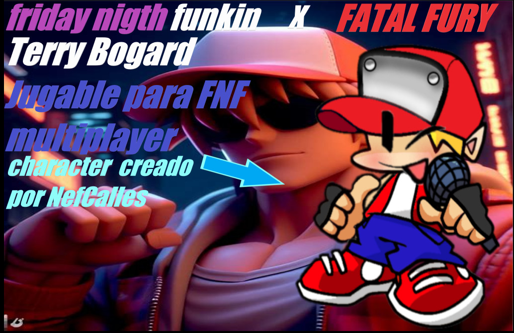terry bogard jugable para friday nigth funkin!