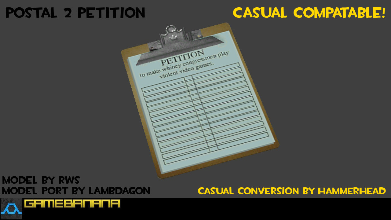 Postal 2 Petition (Casual Fix)